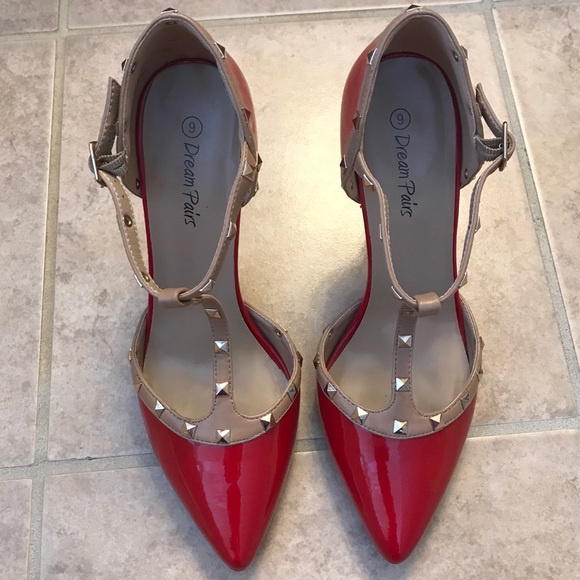 Dream Pairs Shoes - Red High Heels 👠